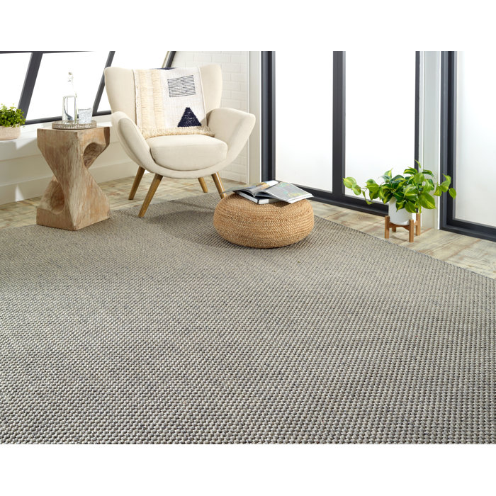 Gracie Oaks Maygen Jute/Sisal Gray Rug Wayfair